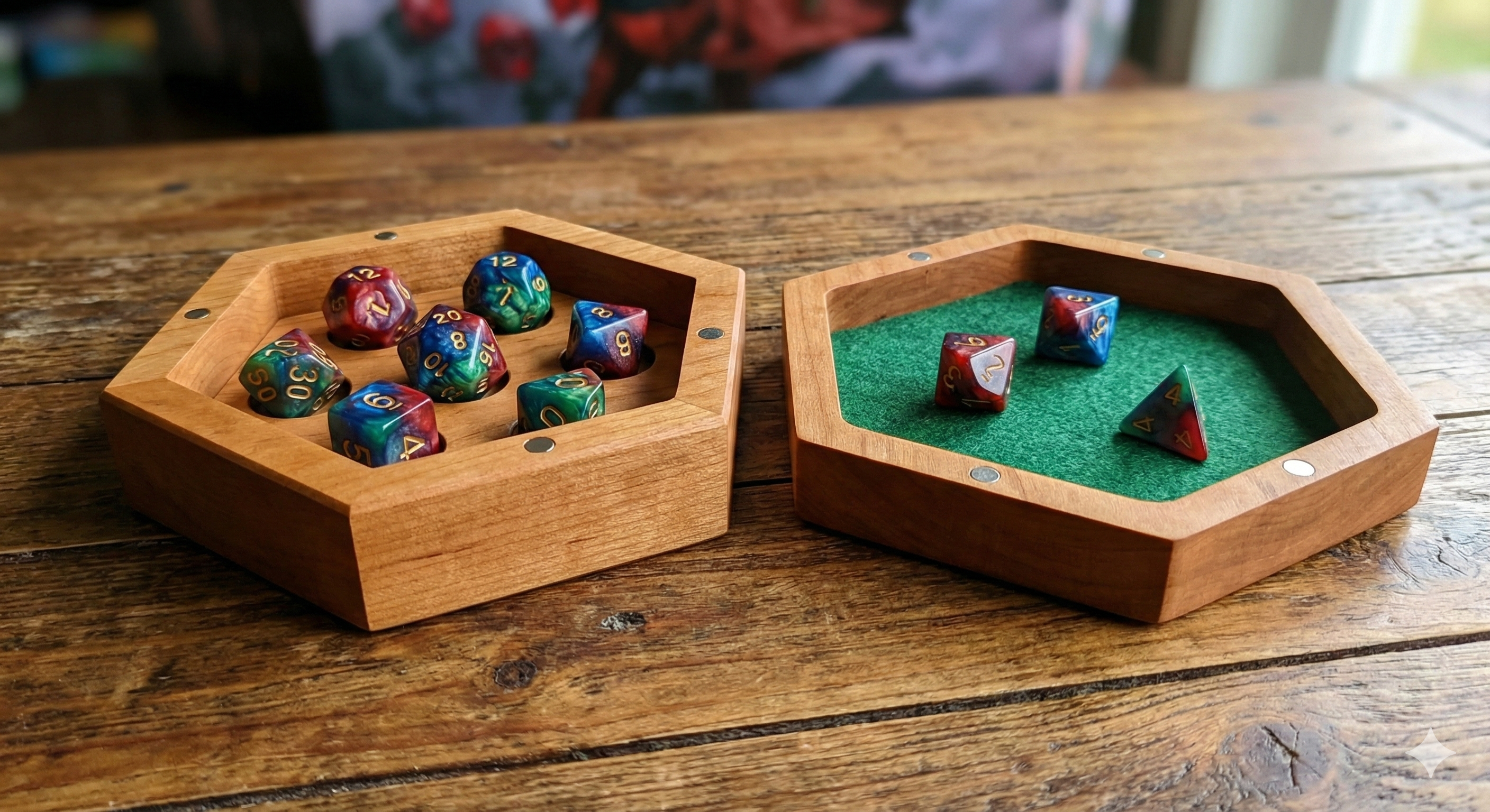 Hexagon Dice Vault