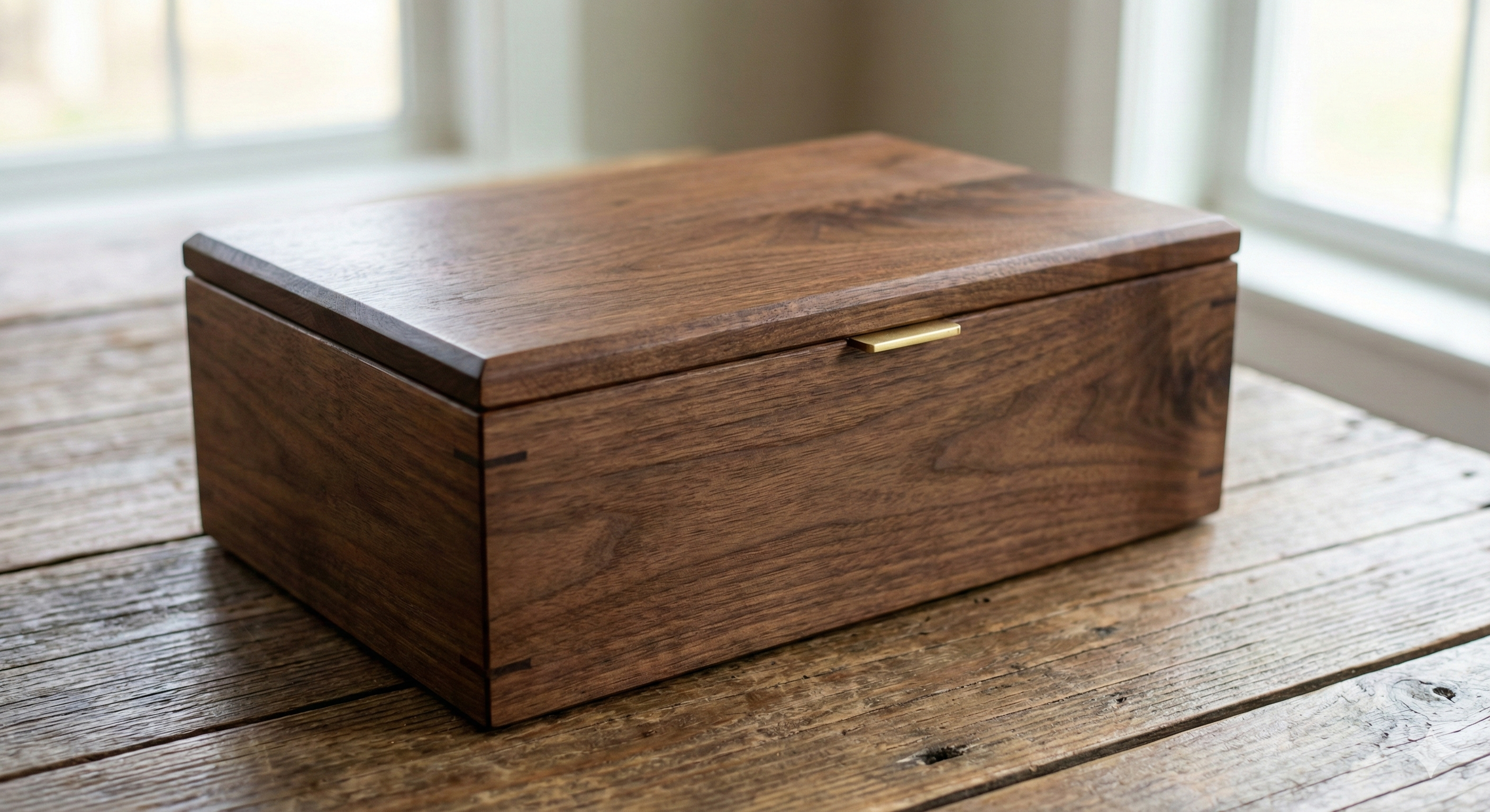 Custom Walnut Keepsake Box